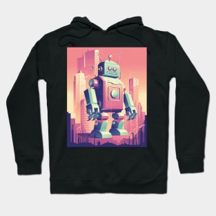 Retro-Futuristic Robots Hoodie